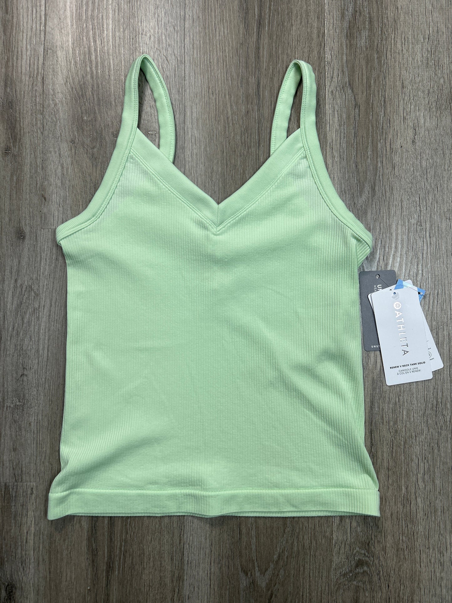 Athletic Tank Top By Athleta In Green, Size: M