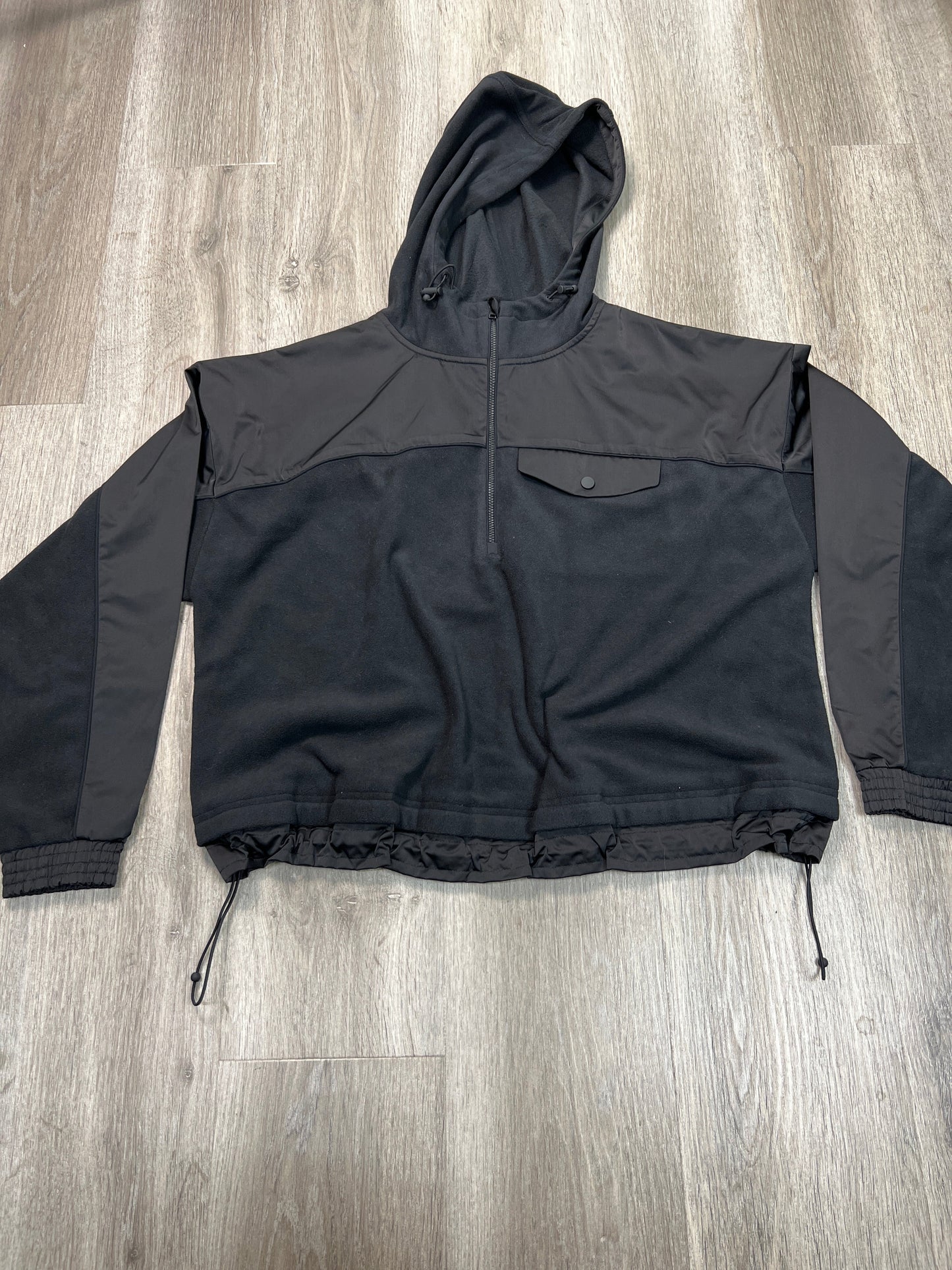 Sweatshirt Hoodie By Athleta In Black, Size: S