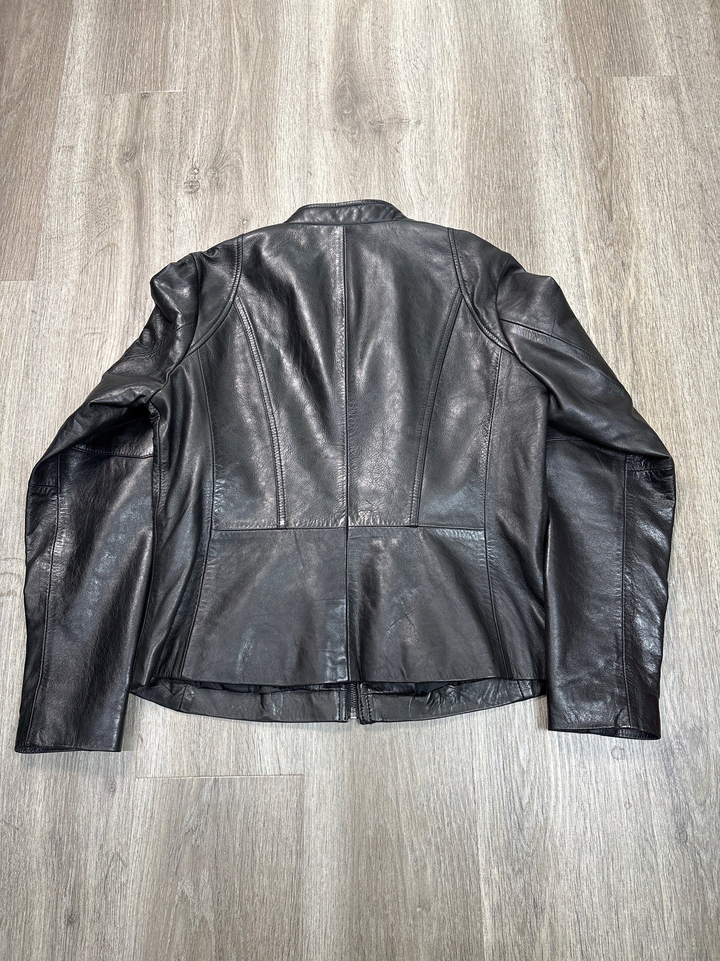 Jacket Leather By Marc New York In Black, Size: L