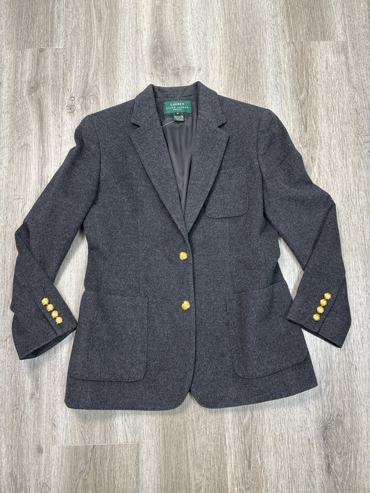 Blazer By Lauren By Ralph Lauren In Grey, Size: Mp