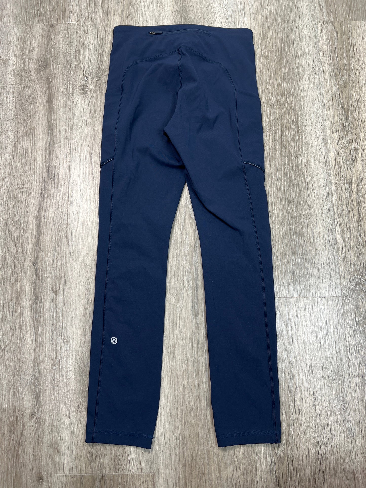 Athletic Leggings By Lululemon In Navy, Size: S