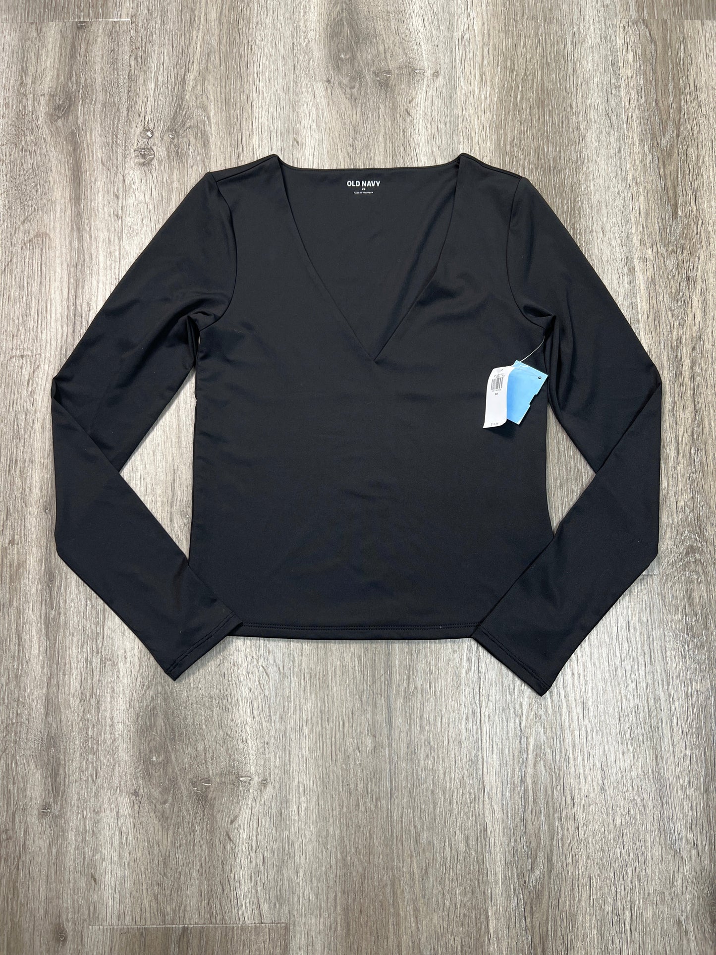 Top Long Sleeve By Old Navy In Black, Size: Xs