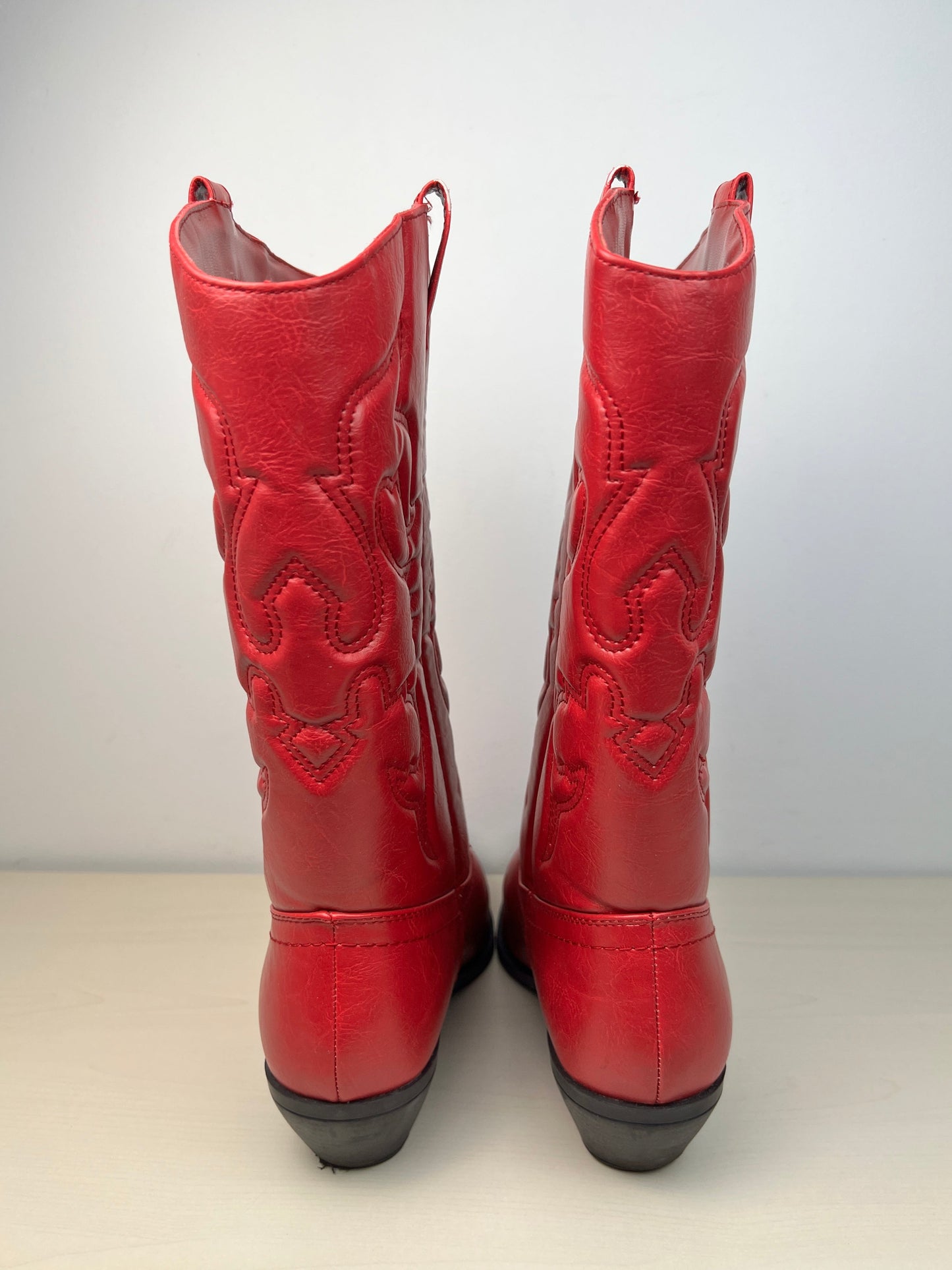 Boots Western By Soda In Red, Size: 10