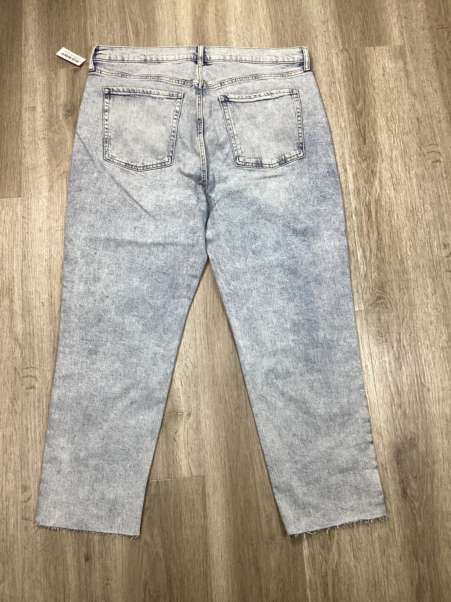 Jeans Straight By Old Navy In Blue Denim, Size: 18