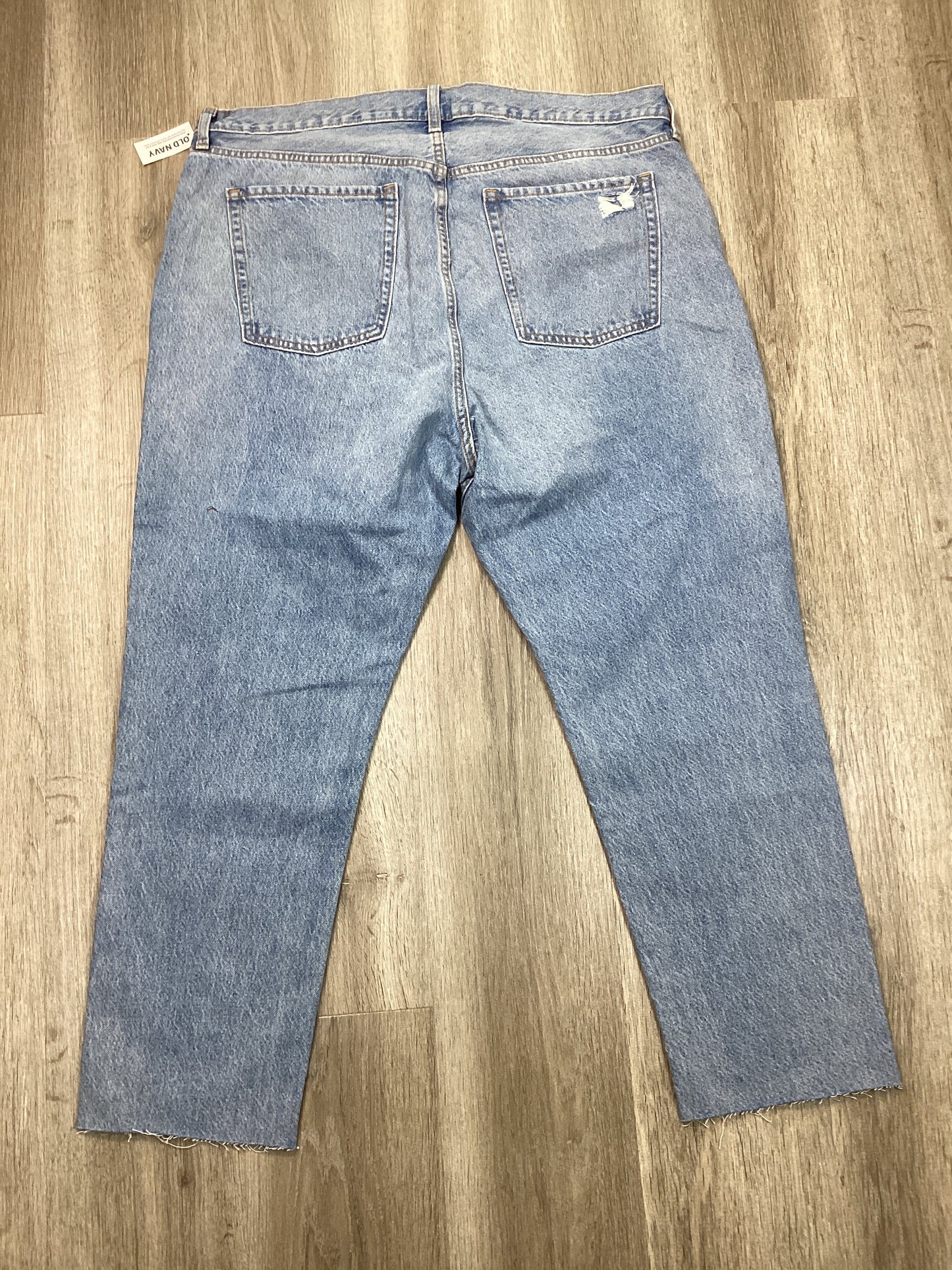 Jeans Straight By Old Navy In Blue Denim, Size: 18