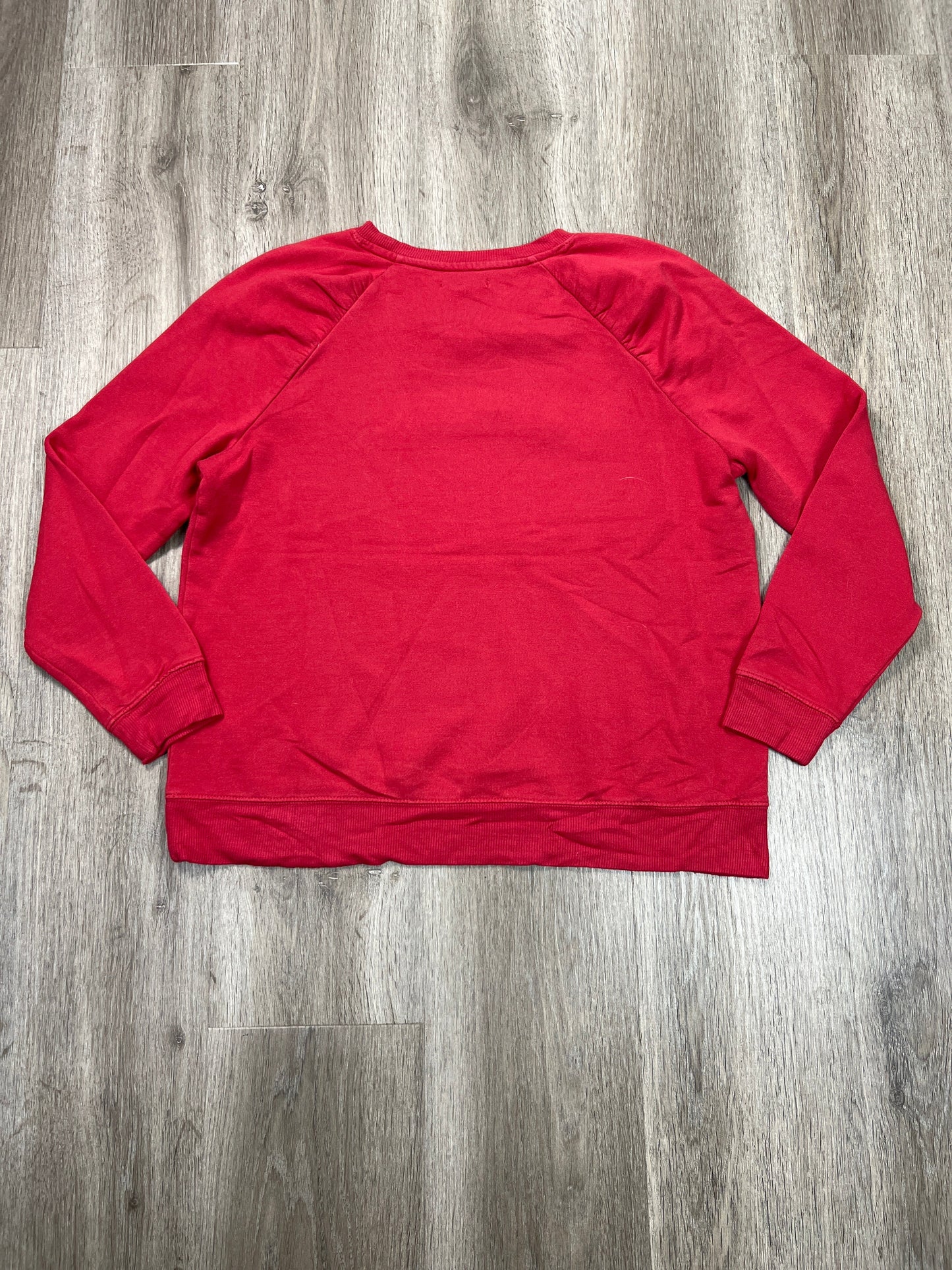 Top Long Sleeve By Maurices In Red, Size: M