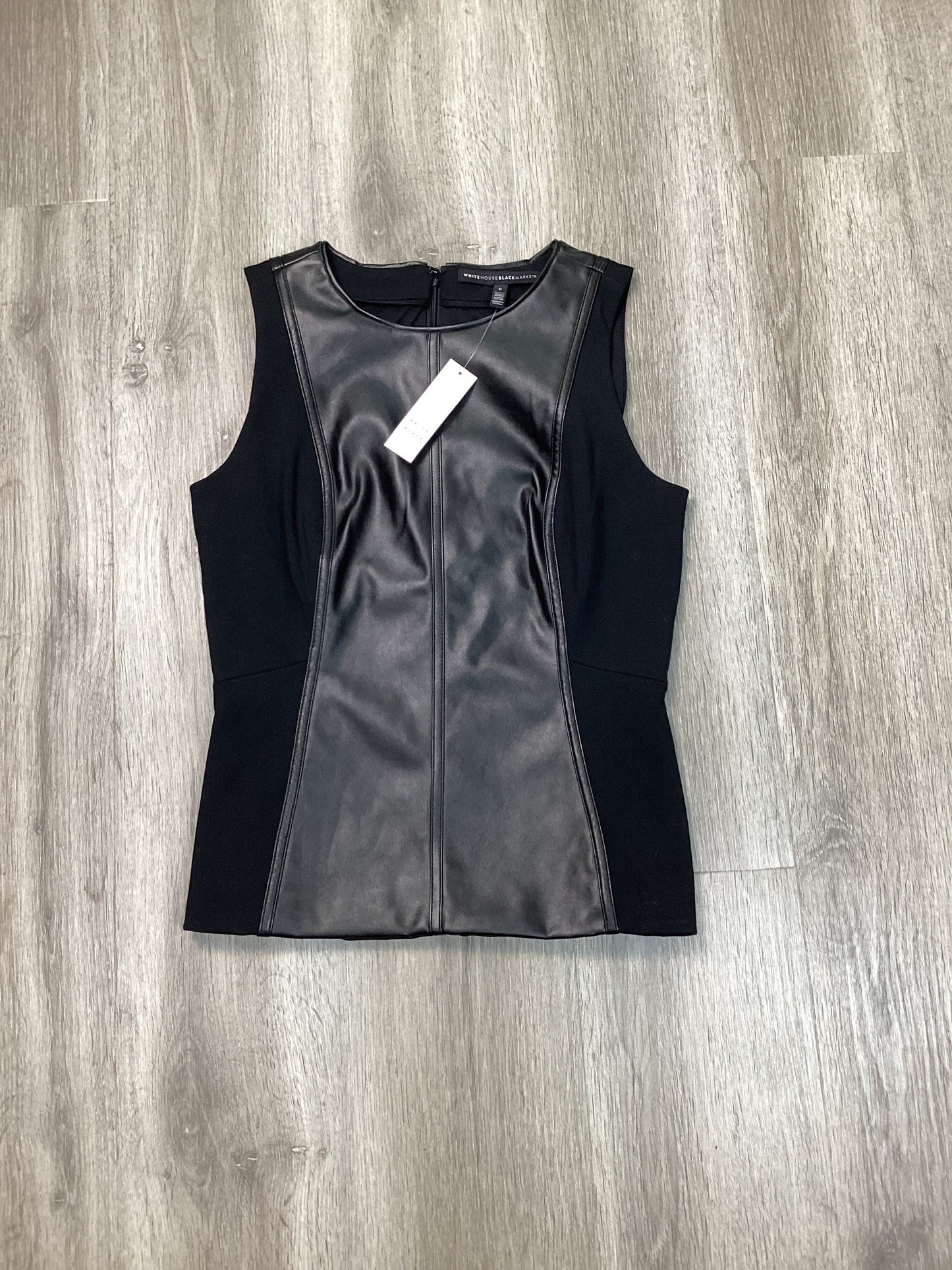 Top Sleeveless By White House Black Market In Black, Size: S