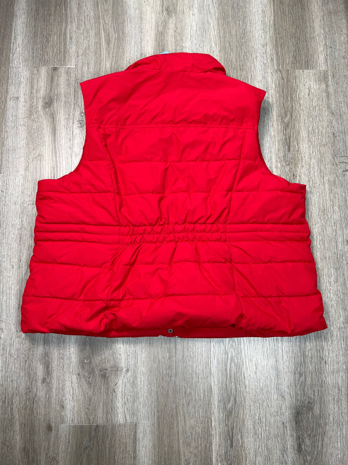 Vest Puffer & Quilted By Dressbarn In Red, Size: 3x