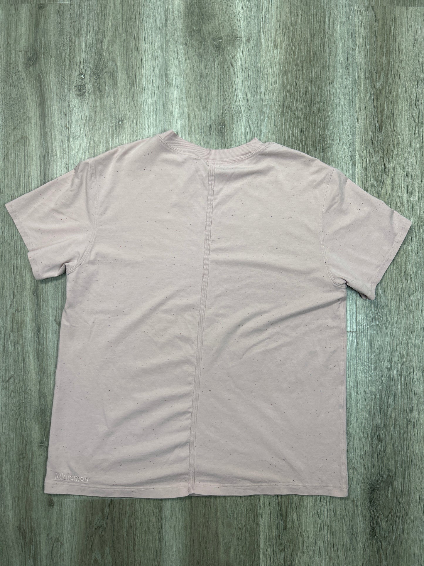 Top Short Sleeve By Lululemon In Pink, Size: S