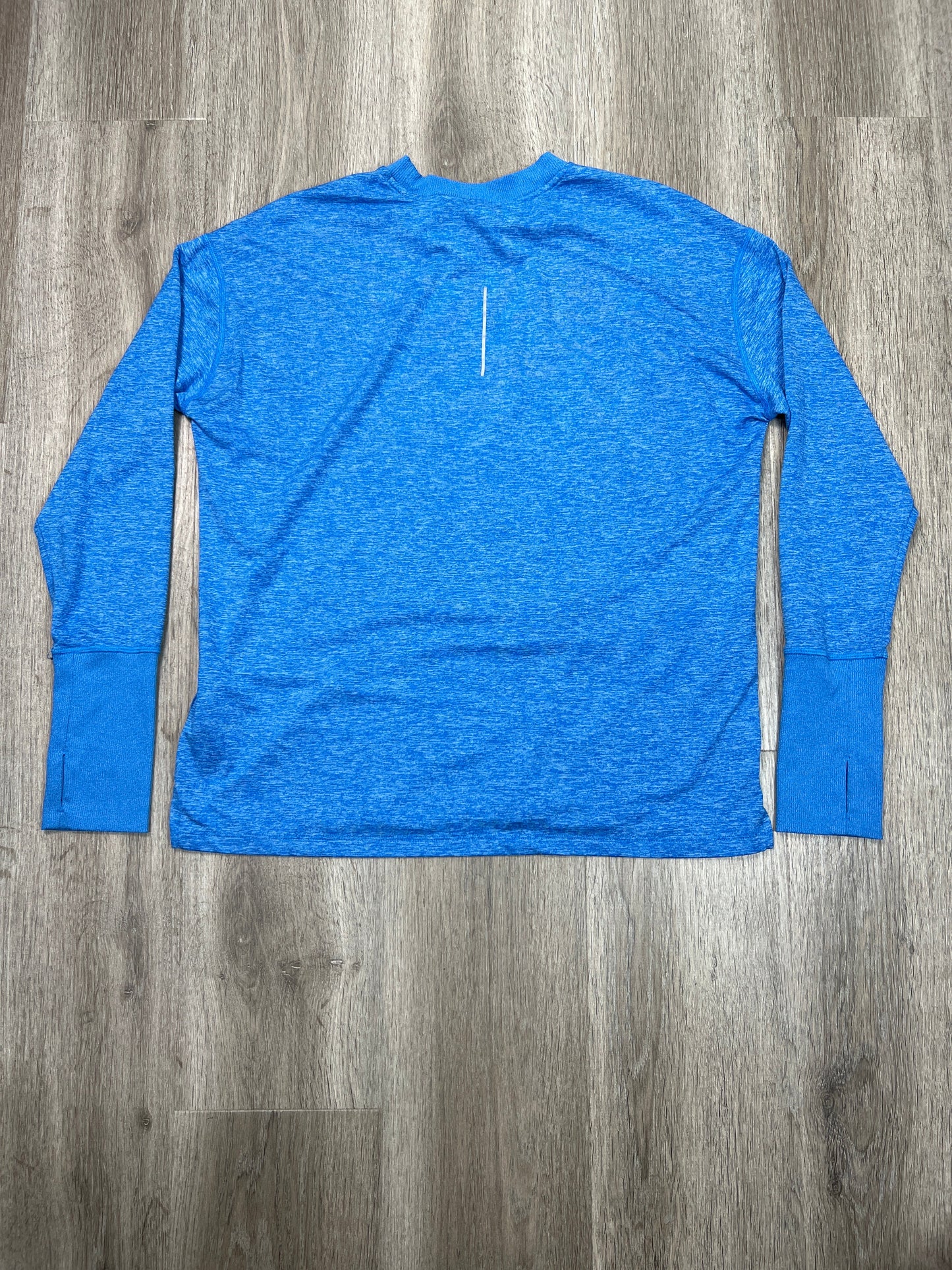 Athletic Top Long Sleeve Crewneck By Nike Apparel In Blue, Size: L