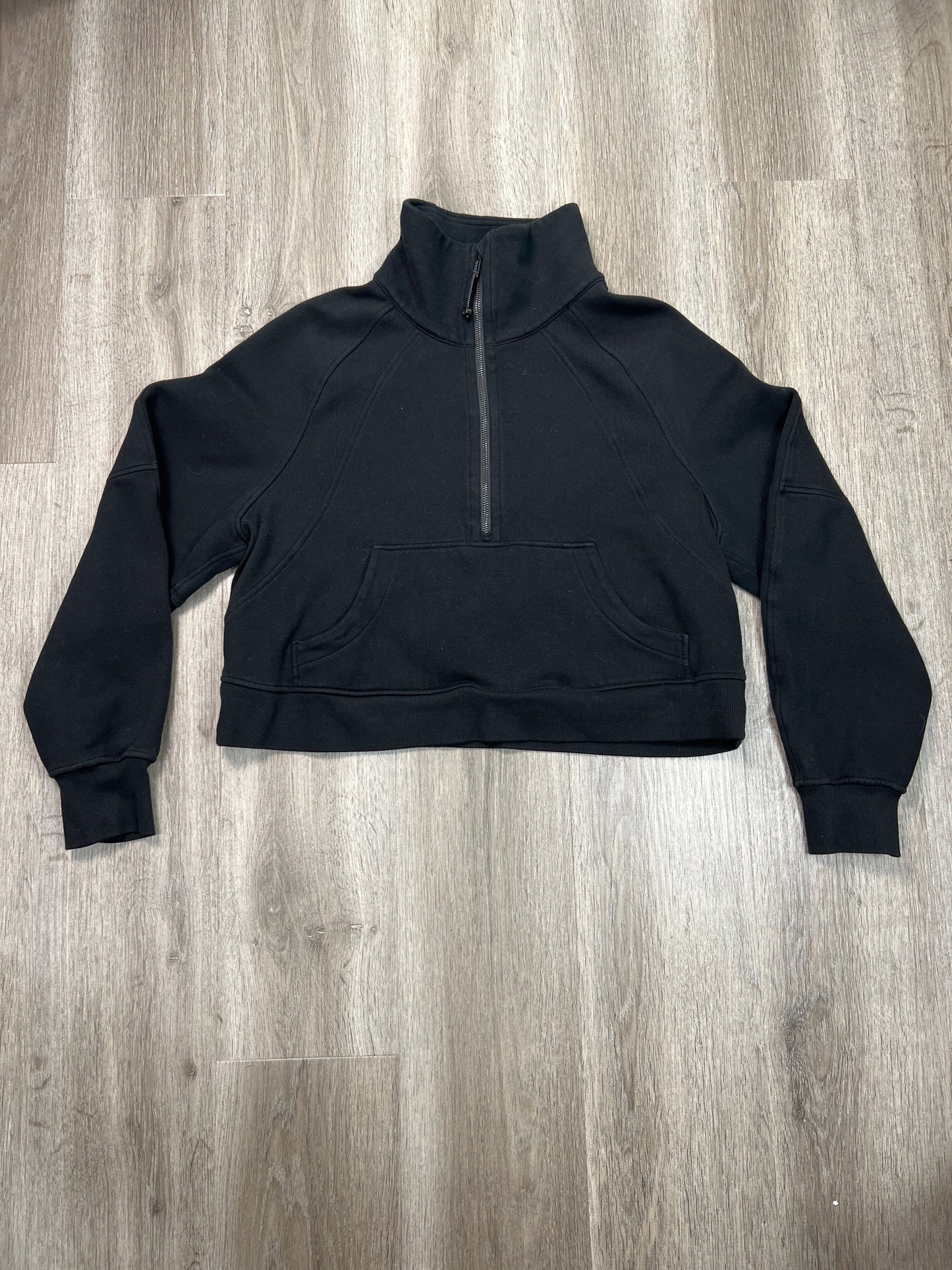 Athletic Sweatshirt Collar By Lululemon In Black, Size: M