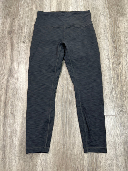 Athletic Leggings By Lululemon In Grey, Size: M