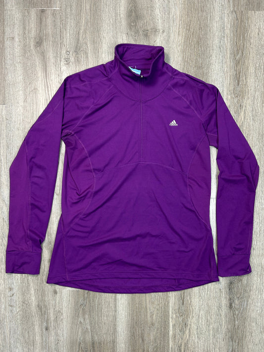 Athletic Jacket By Adidas In Purple, Size: Xl