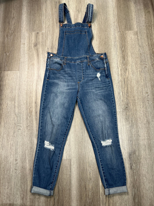 Overalls By Altard State In Blue Denim, Size: L