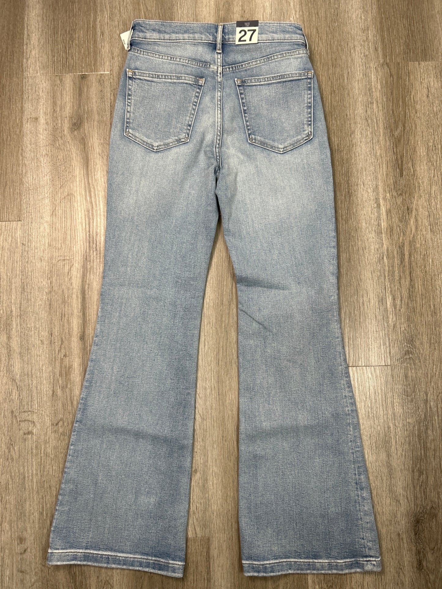 Jeans Flared By Gap In Blue Denim, Size: 4/27 short