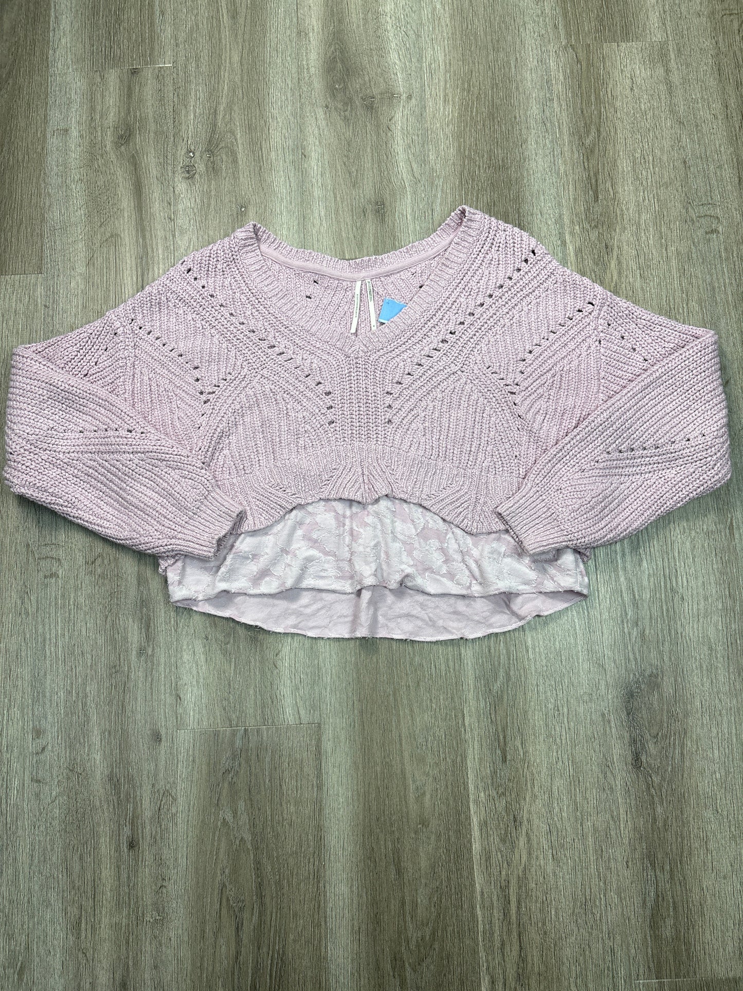 Sweater By Anthropologie In Pink, Size: Xl