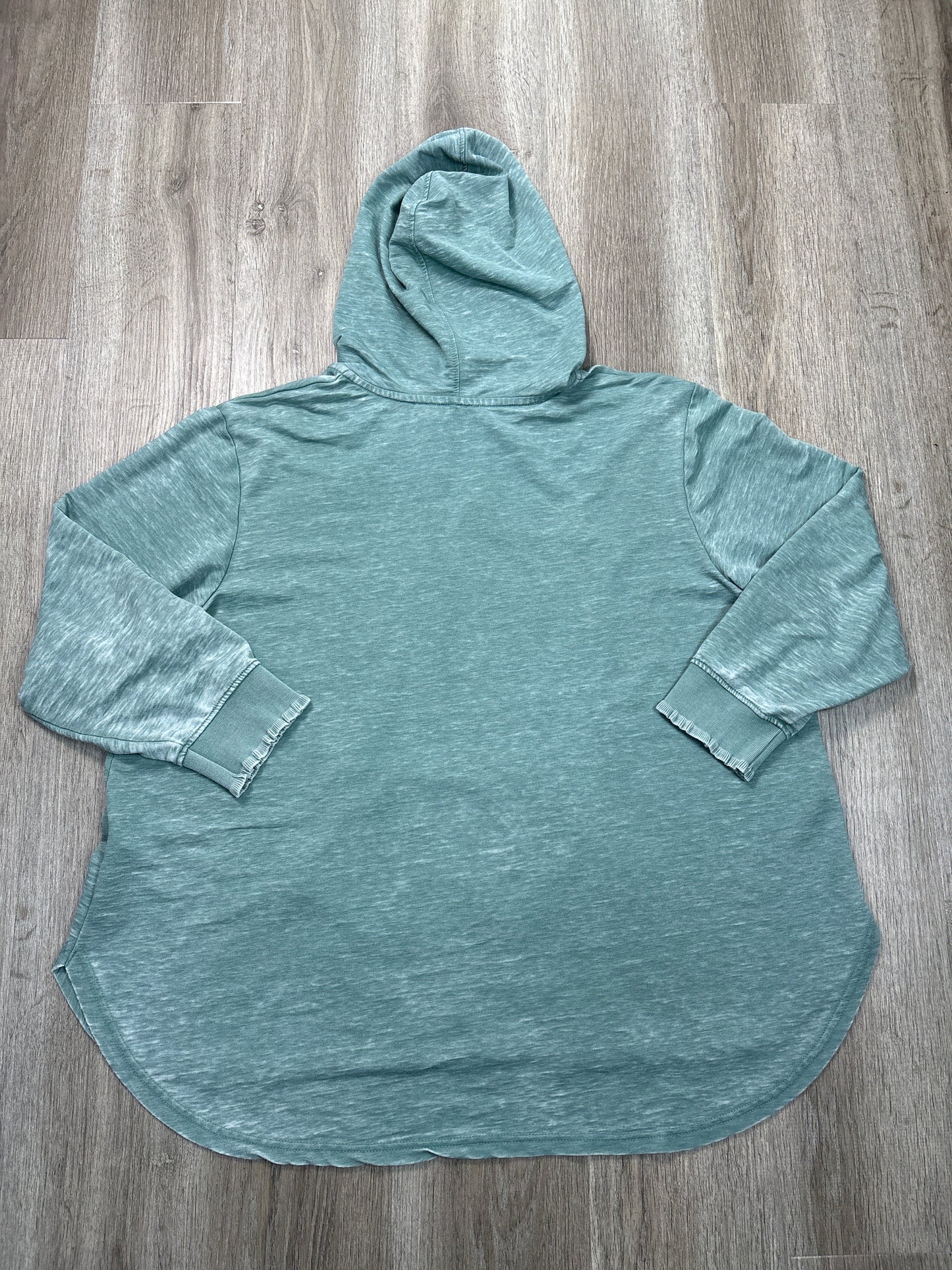 Sweatshirt Hoodie By Jane And Delancey In Green, Size: 3x