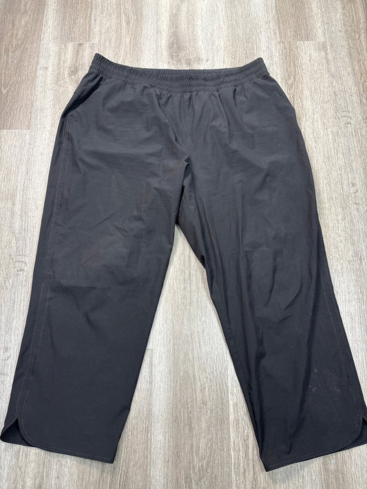 Athletic Pants By Calvin Klein Performance In Black, Size: 2x