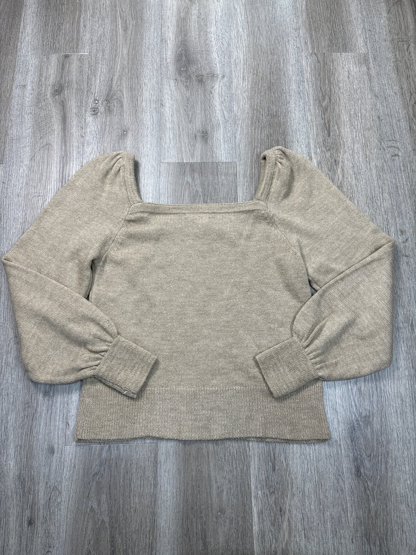 Sweater By Anthropologie In Tan, Size: Xl