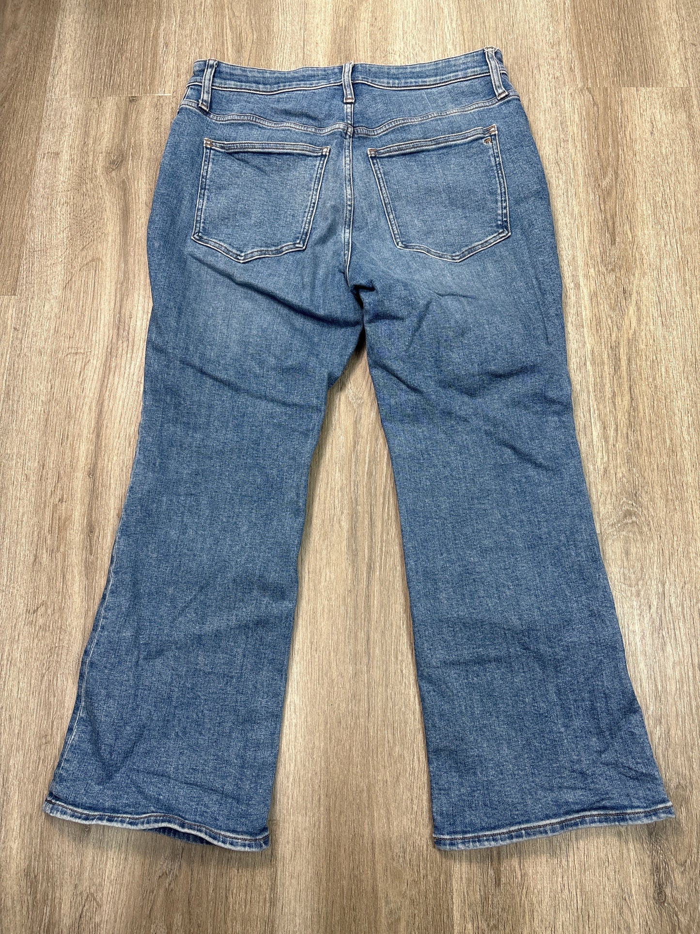 Jeans Flared By Madewell In Blue Denim, Size: 12