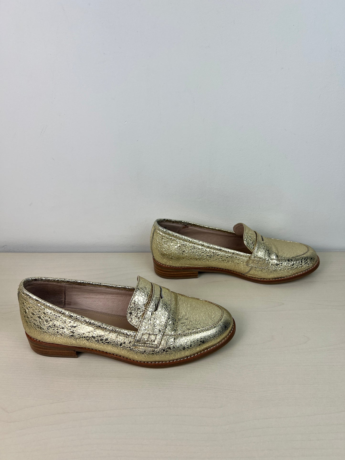 Shoes Flats By Isabella Anselmi In Gold, Size: 8