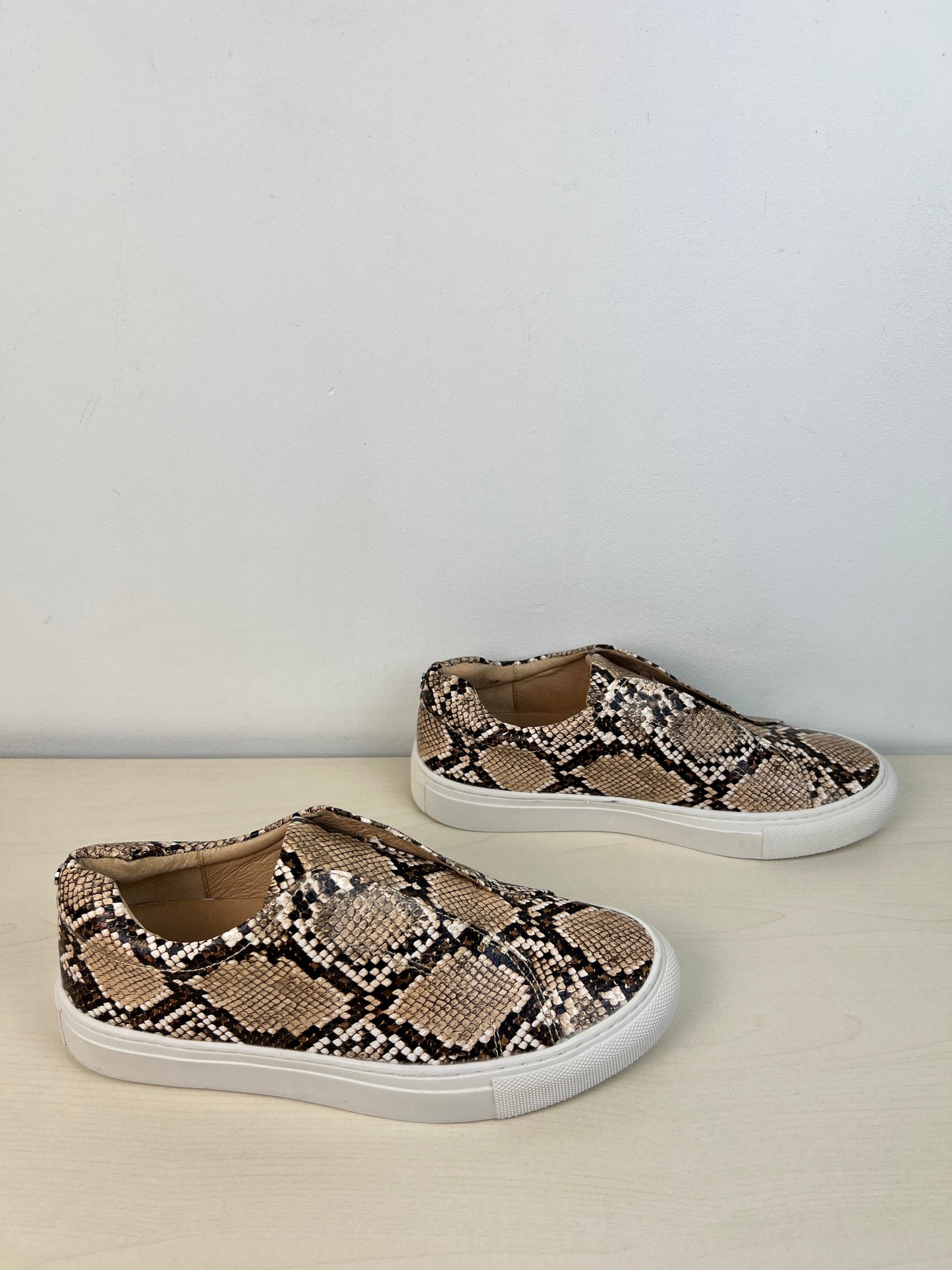 Shoes Sneakers By J Slides In Snakeskin Print, Size: 7.5