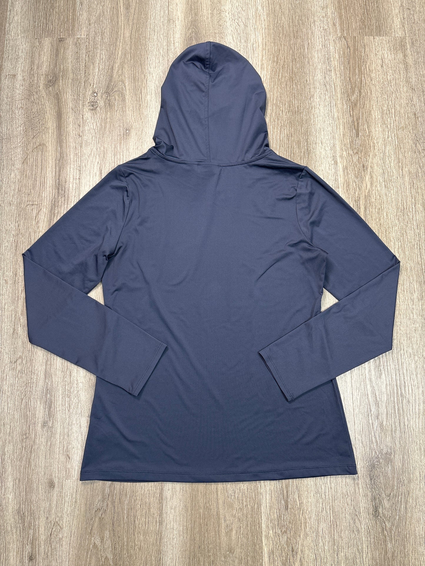 Athletic Top Long Sleeve Hoodie By Clothes Mentor In Blue, Size: M