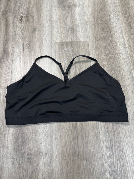 Athletic Bra By Athletic Works In Black, Size: 3x