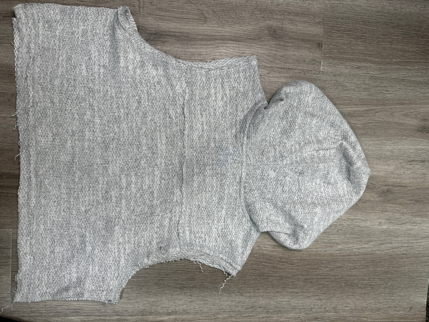 Athletic Sweatshirt Hoodie By Zyia In Grey, Size: M