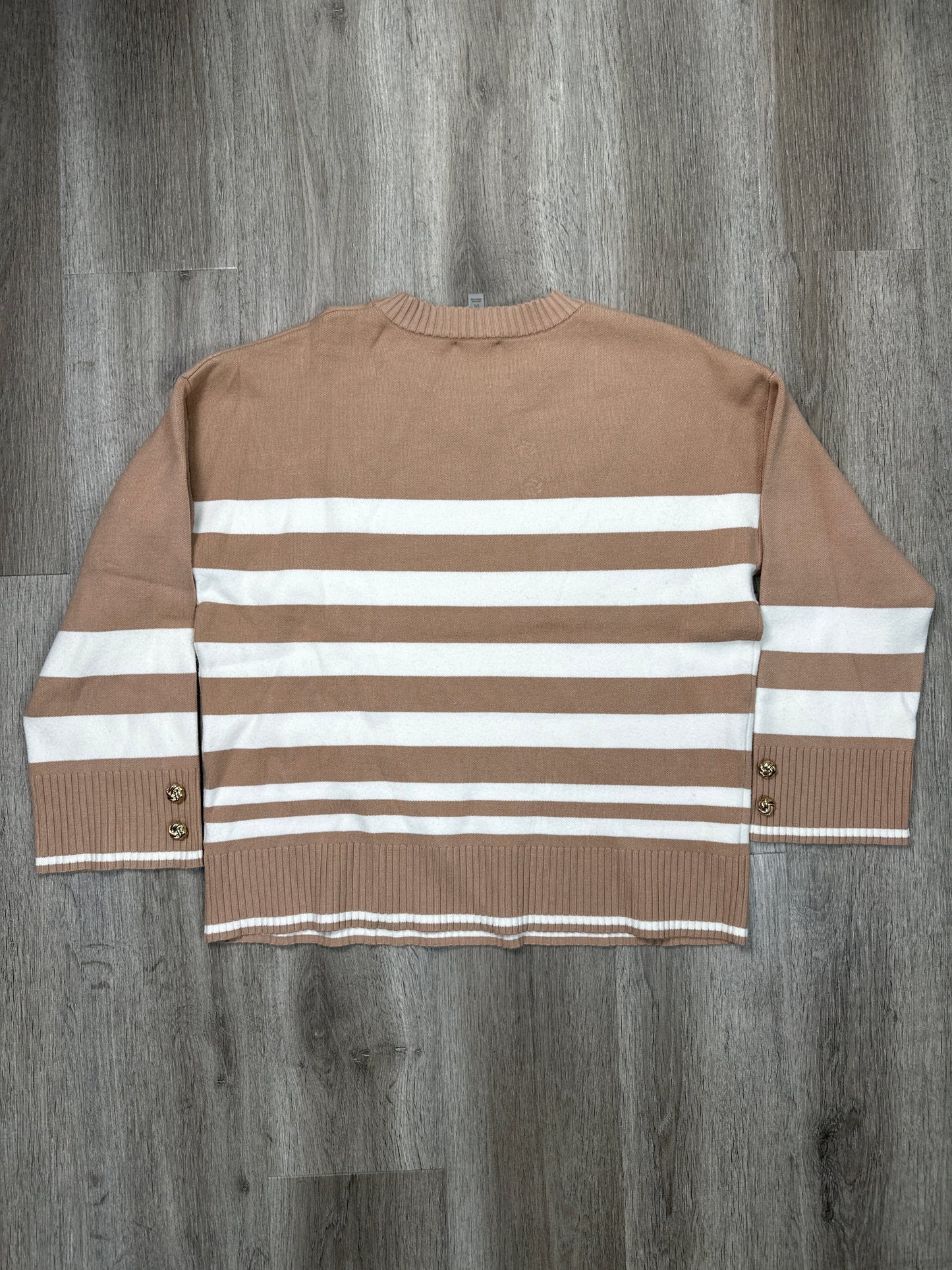 Sweater By Elie Tahari In Tan, Size: L