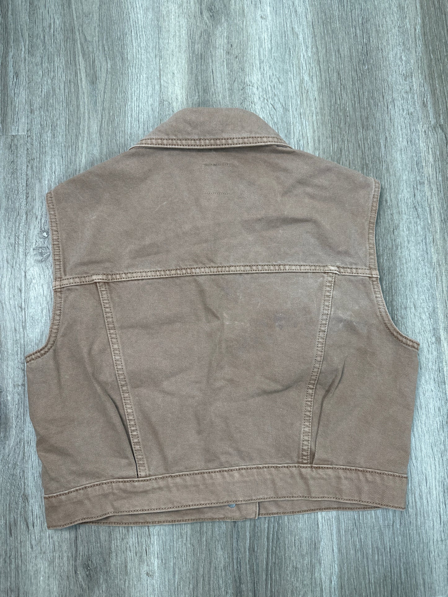 Vest Other By Wild Fable In Brown Denim, Size: Xs