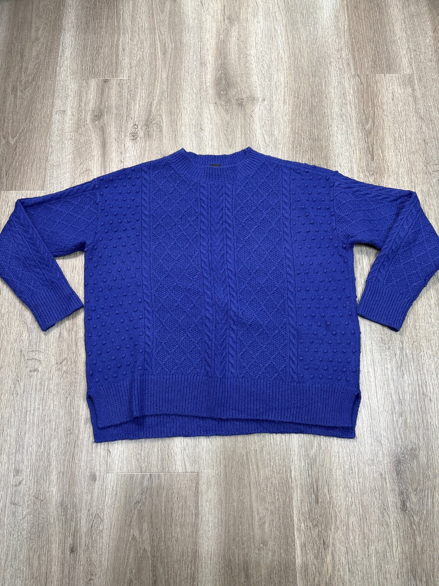 Sweater By Ann Taylor In Blue, Size: M