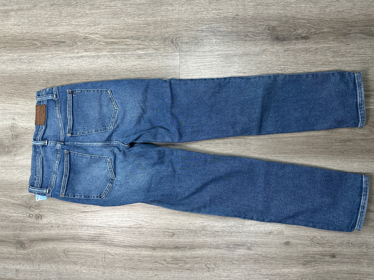 Jeans Straight By Madewell In Blue Denim, Size: 4