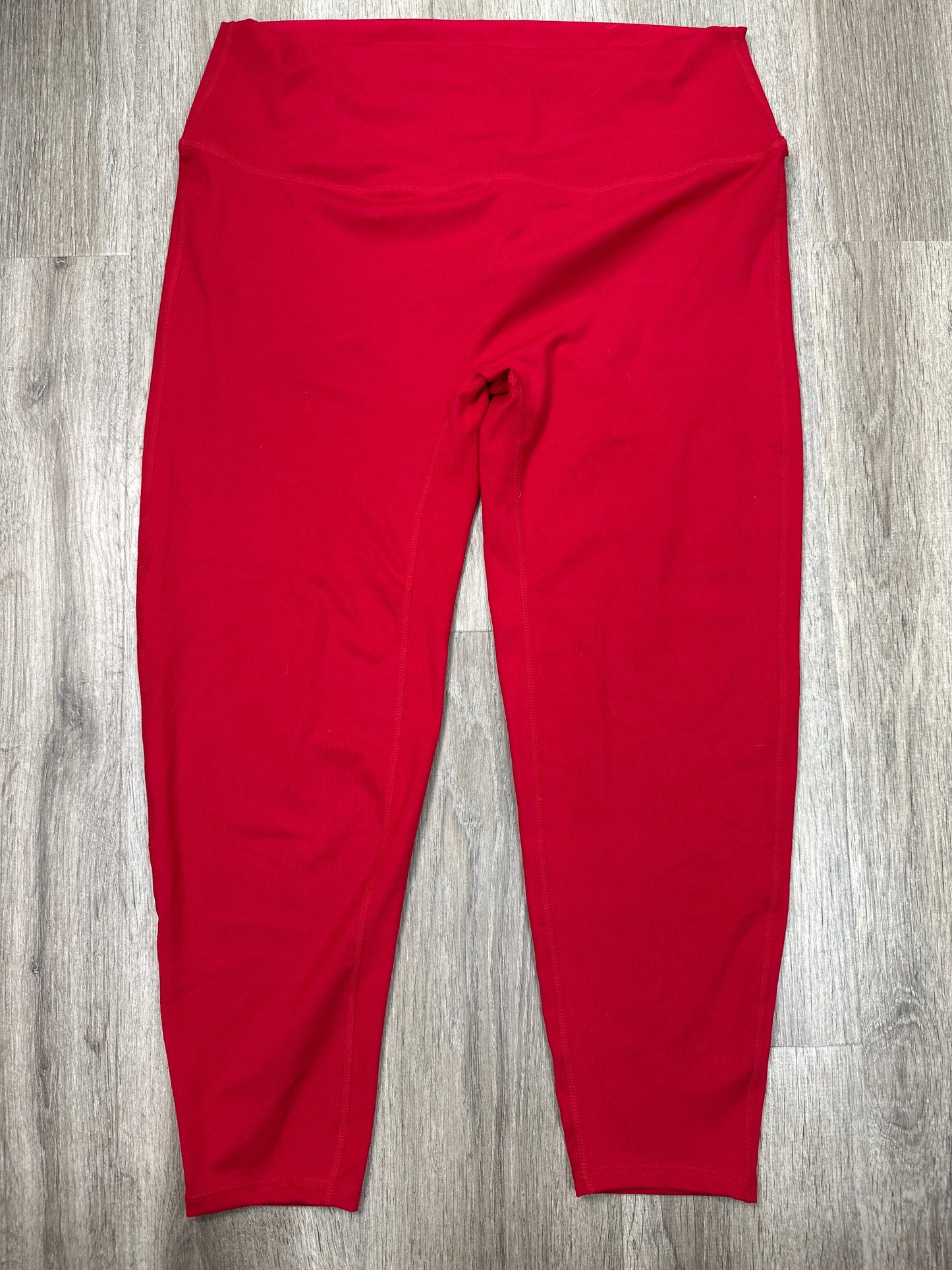 Pants Leggings By Zenana Outfitters In Red, Size: 3x