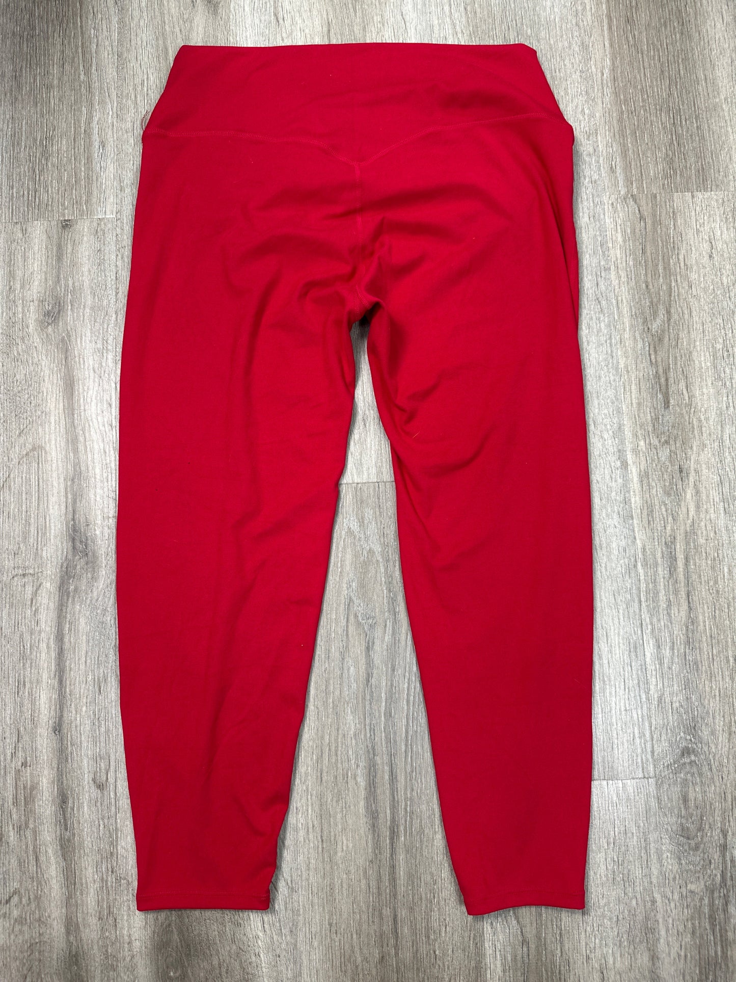 Pants Leggings By Zenana Outfitters In Red, Size: 3x