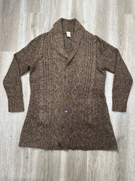 Cardigan By Faded Glory In Brown, Size: 2x