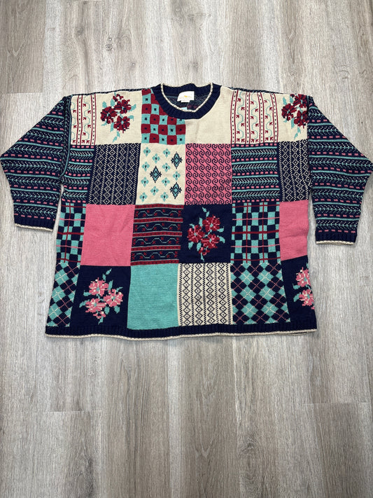 Sweater By Hunters Run In Multi-colored, Size: 2x