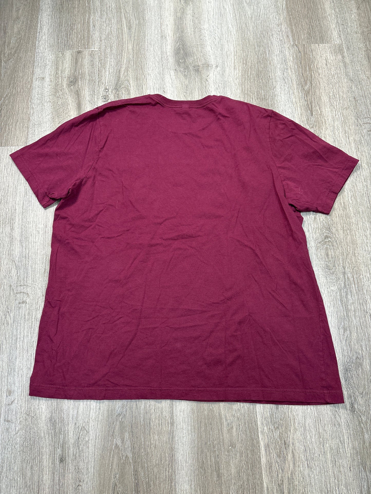 Top Sleeveless By Bella + Canvas In Maroon, Size: 3x