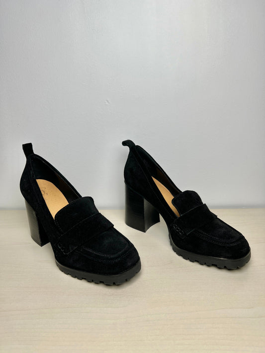 Shoes Heels Block By Crown Vintage In Black, Size: 9