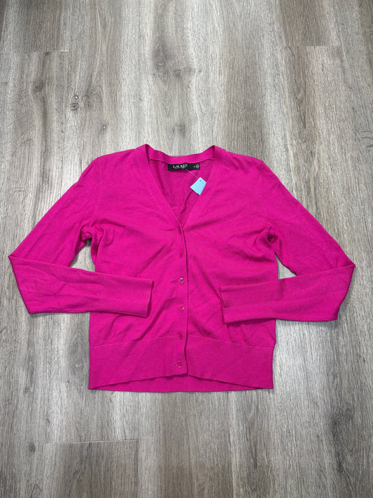 Cardigan By Lauren By Ralph Lauren In Pink, Size: M