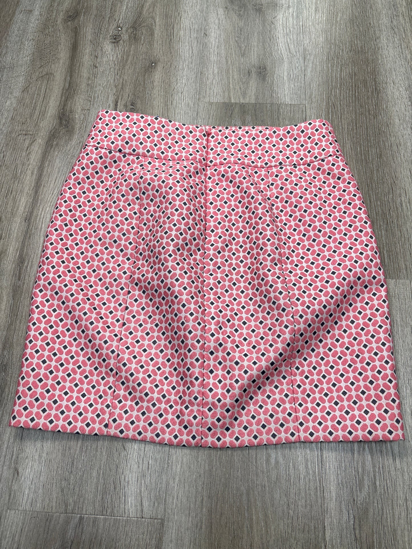 Skirt Mini & Short By Ann Taylor In Pink & White, Size: Xs