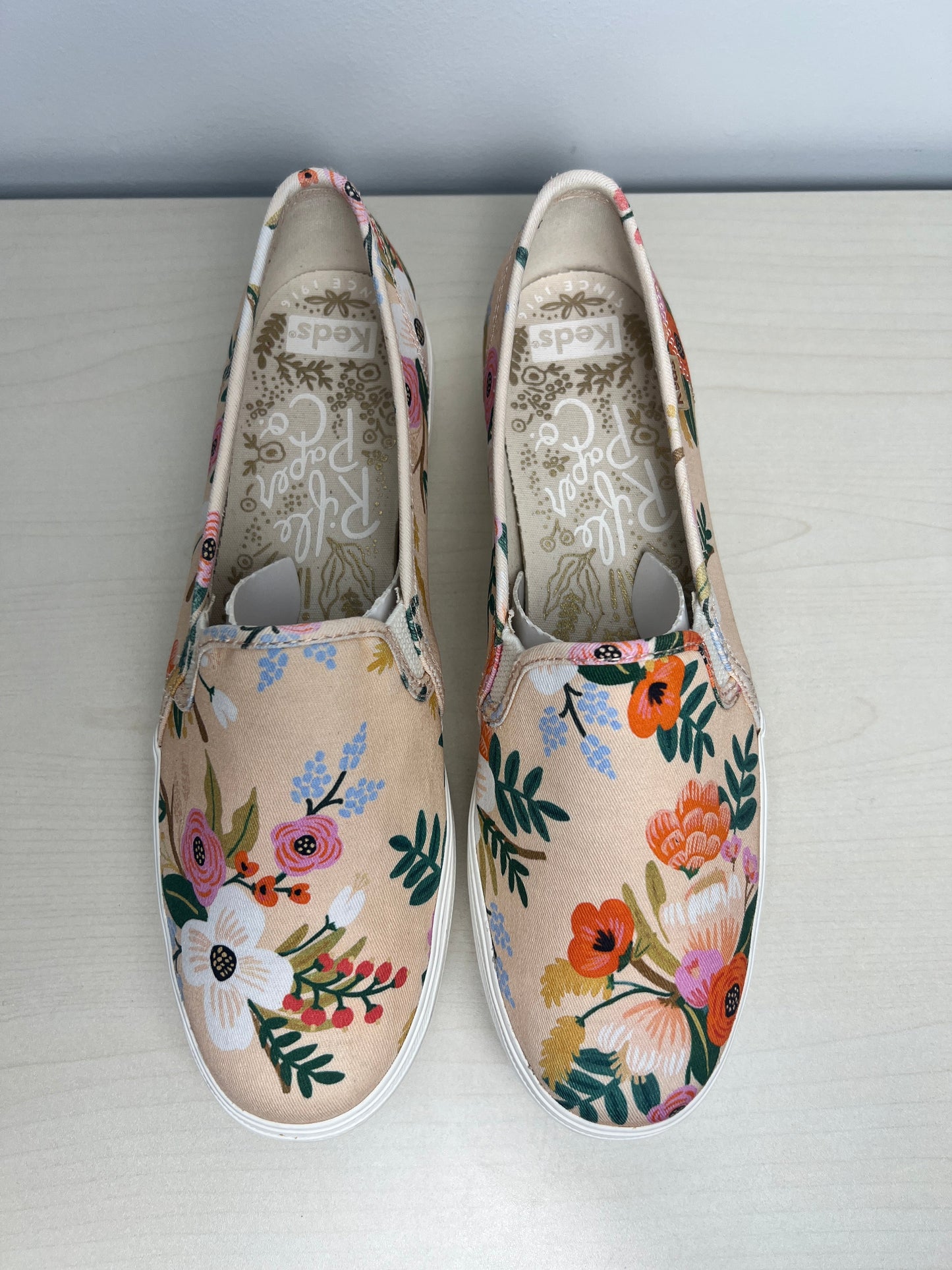 Shoes Sneakers By Keds In Floral Print, Size: 8