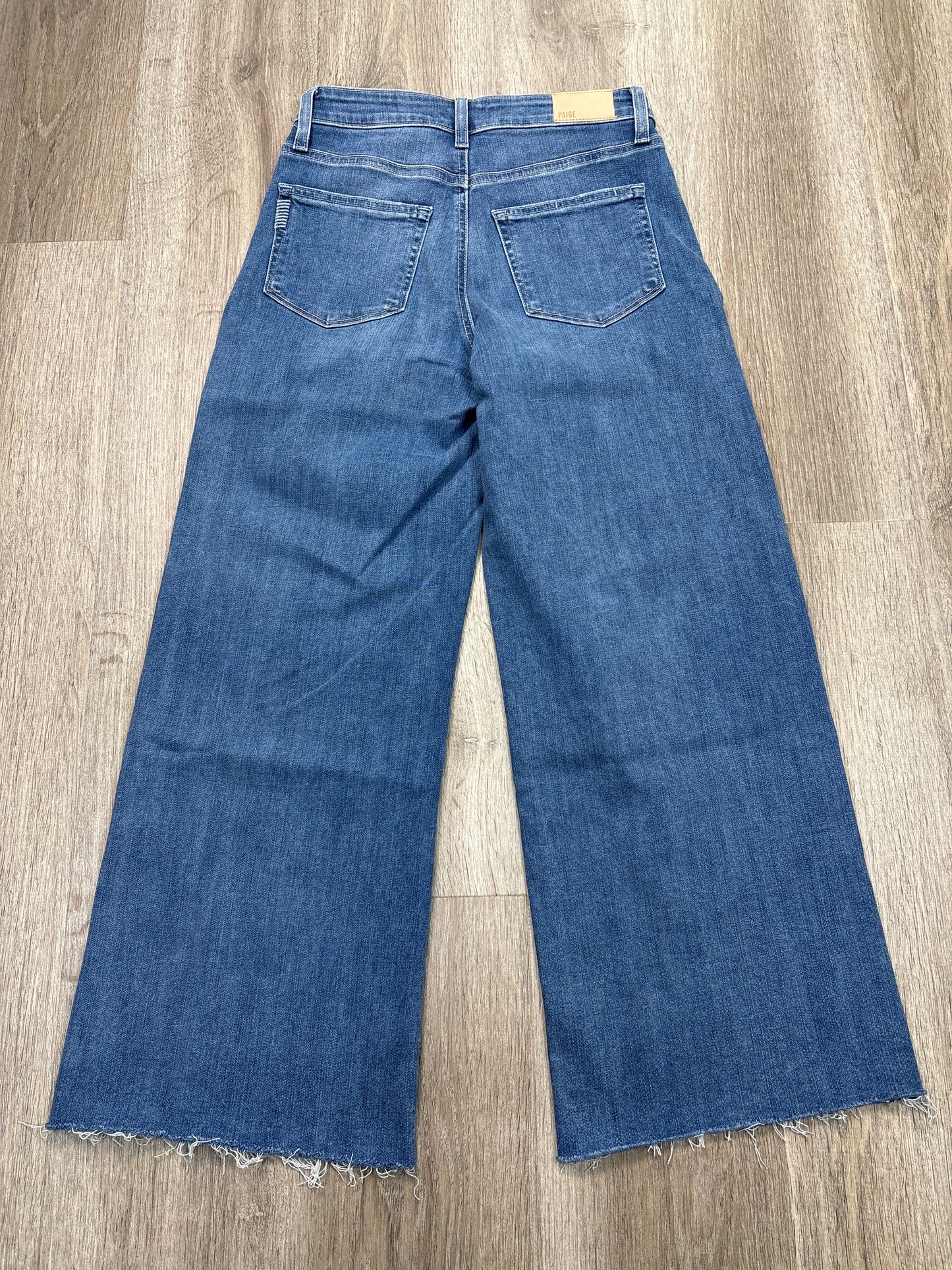 Jeans Wide Leg By Paige In Blue Denim, Size: 2