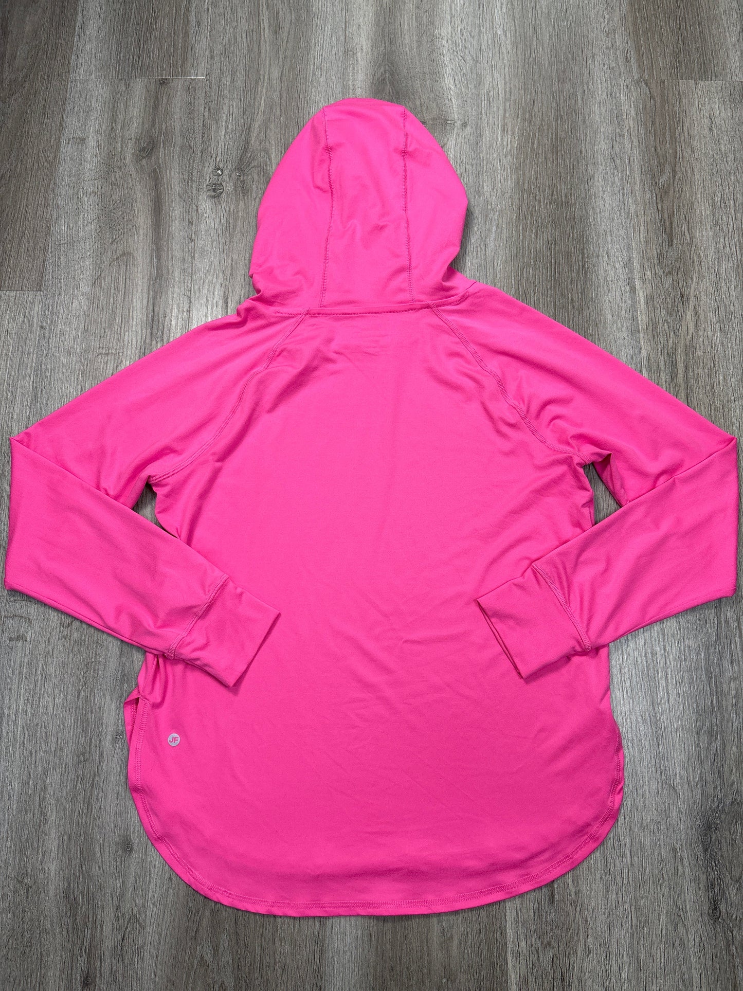 Athletic Top Long Sleeve Hoodie By Joe Fresh In Pink, Size: M