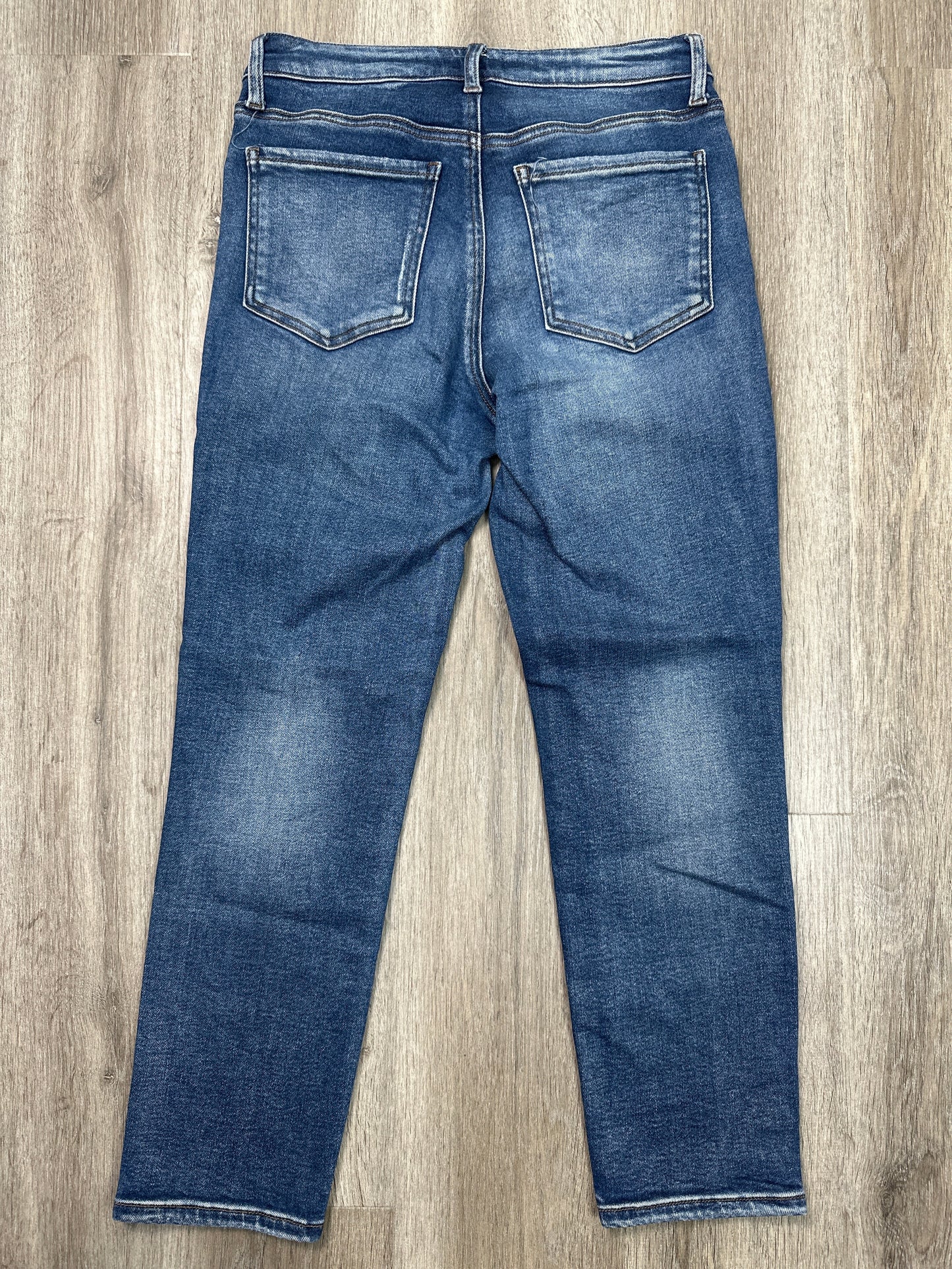 Jeans Straight By Kut In Blue Denim, Size: 4