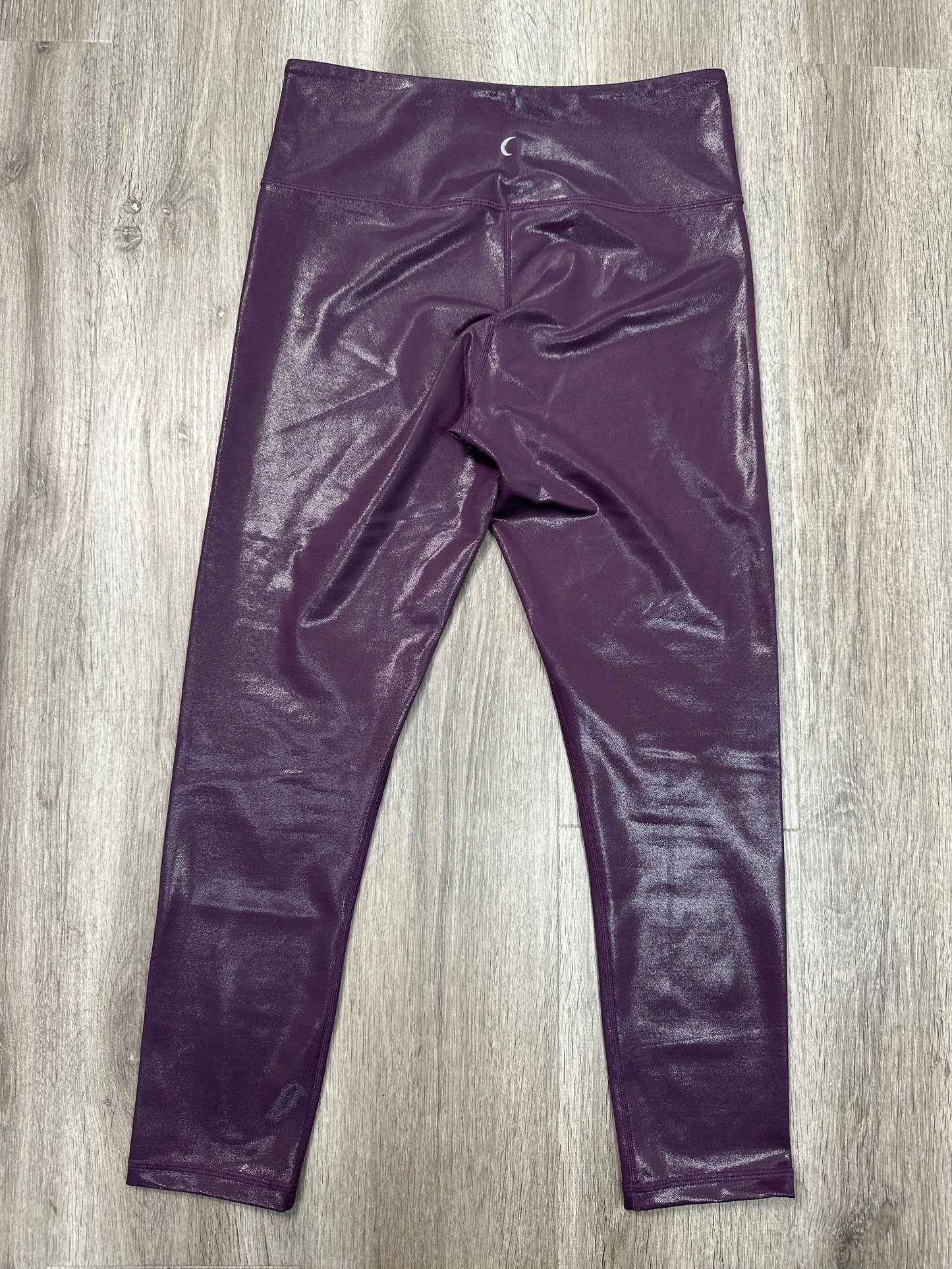 Athletic Leggings Capris By Zyia In Purple, Size: M