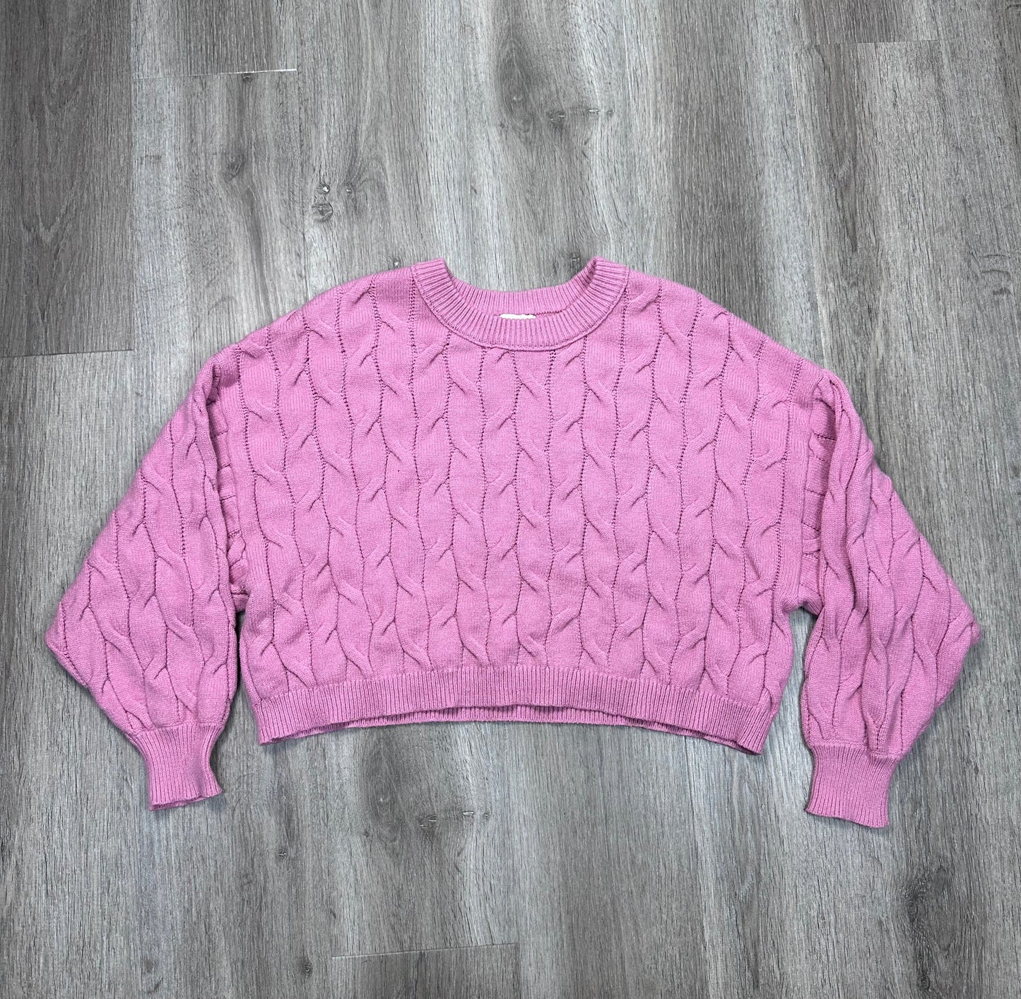 Sweater By Pink Rose In Pink, Size: Xl