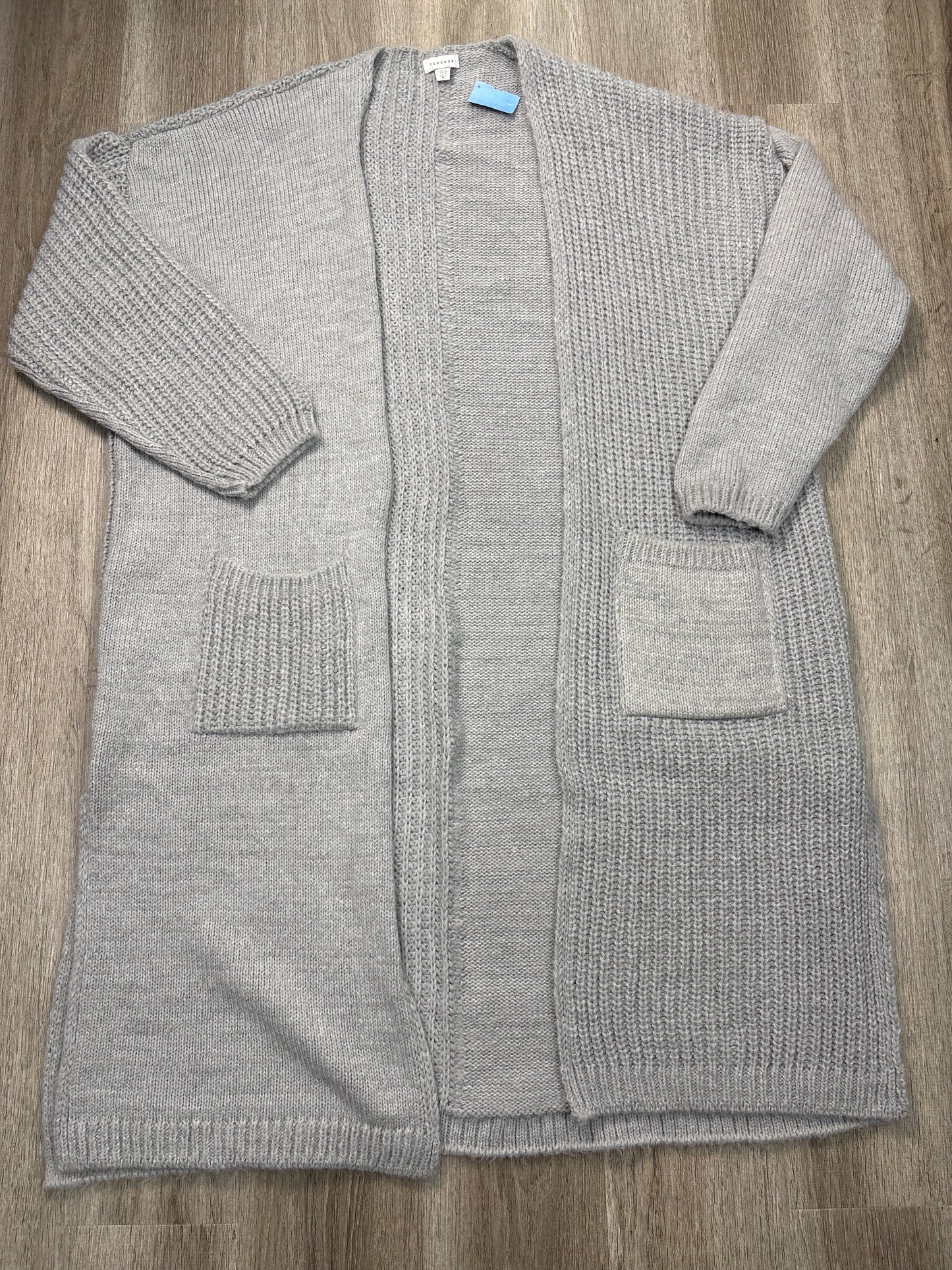 Cardigan By Top Shop In Grey, Size: Xl