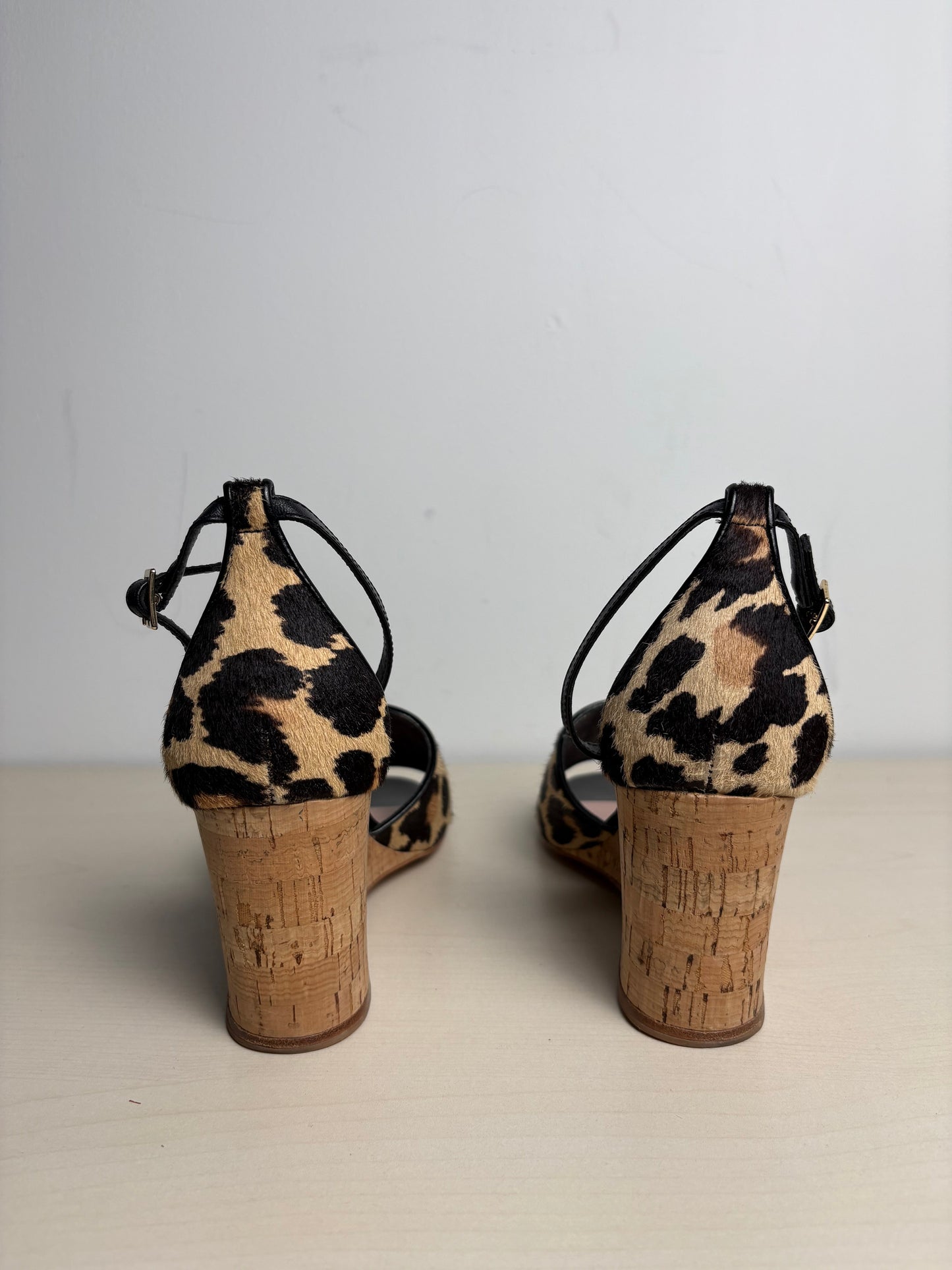 Sandals Designer By Kate Spade In Animal Print, Size: 8