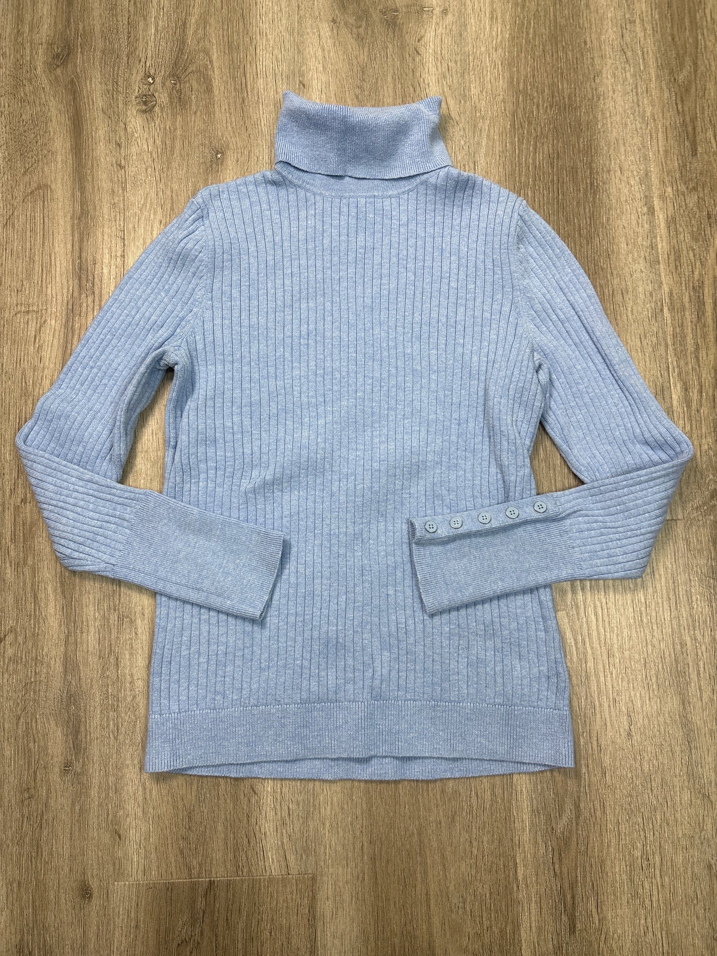 Top Long Sleeve By Talbots In Blue, Size: S